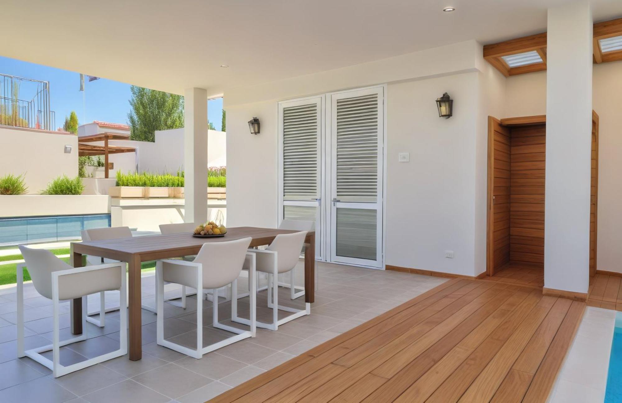 Seaview Luxury Villa Jacuzzi & Pool! 2 Min Beach Protaras Exterior foto